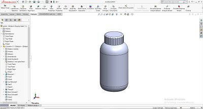طراحی سه بعدی بطری  